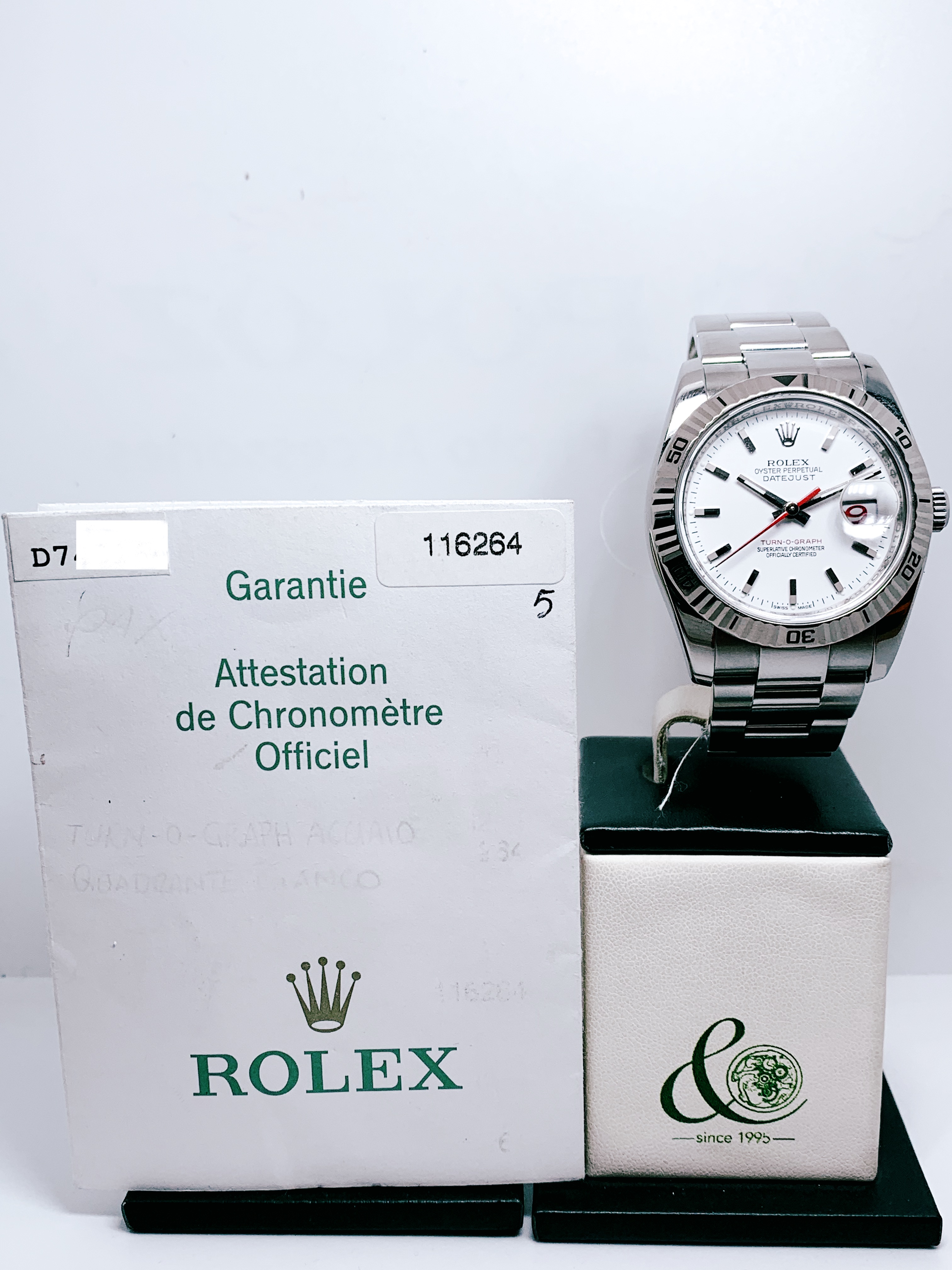 Rolex | Datejust | Turnograph | 116264 | Garanzia
