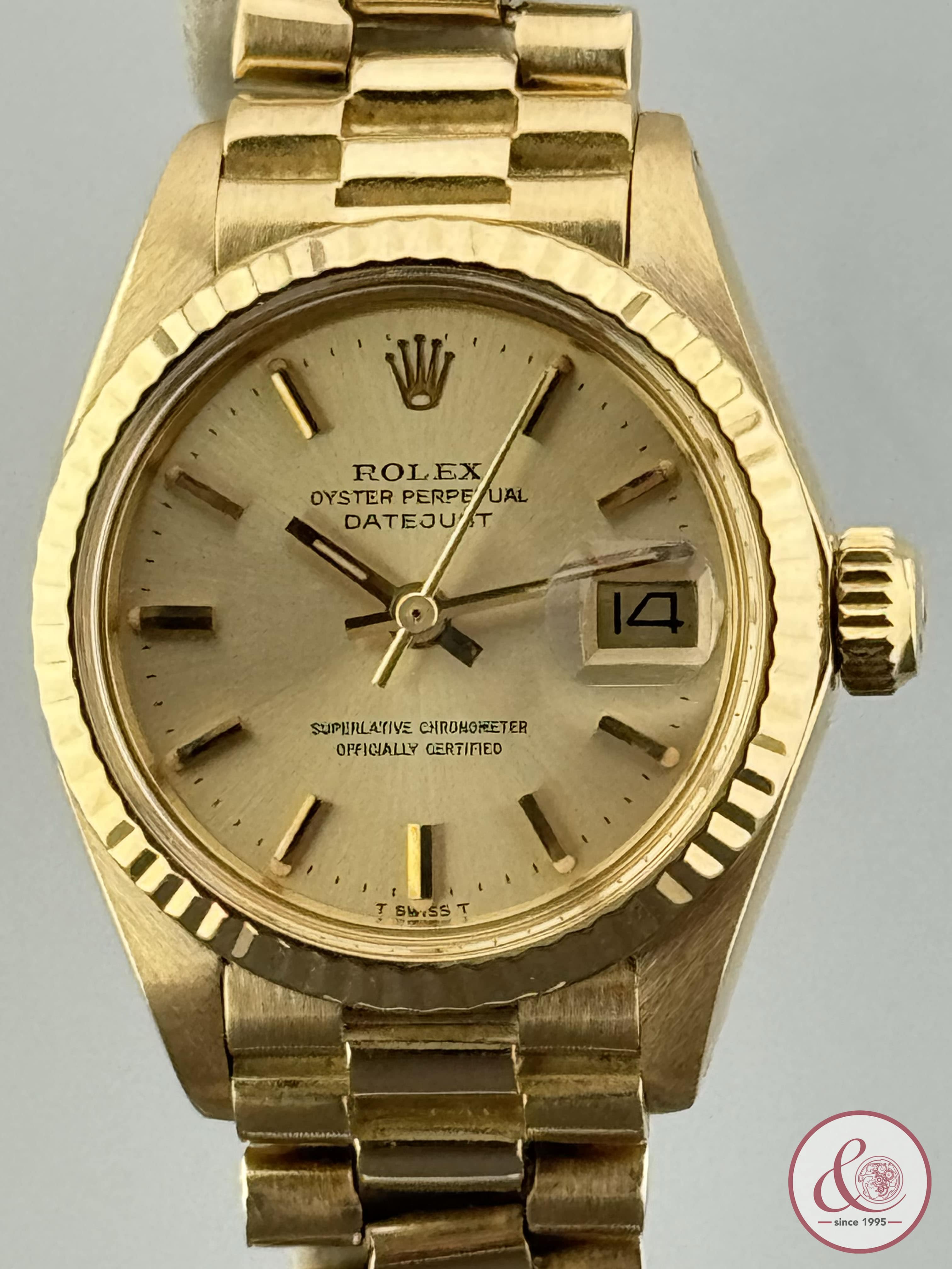 Rolex Lady datejust ref. 6917 oro-oro