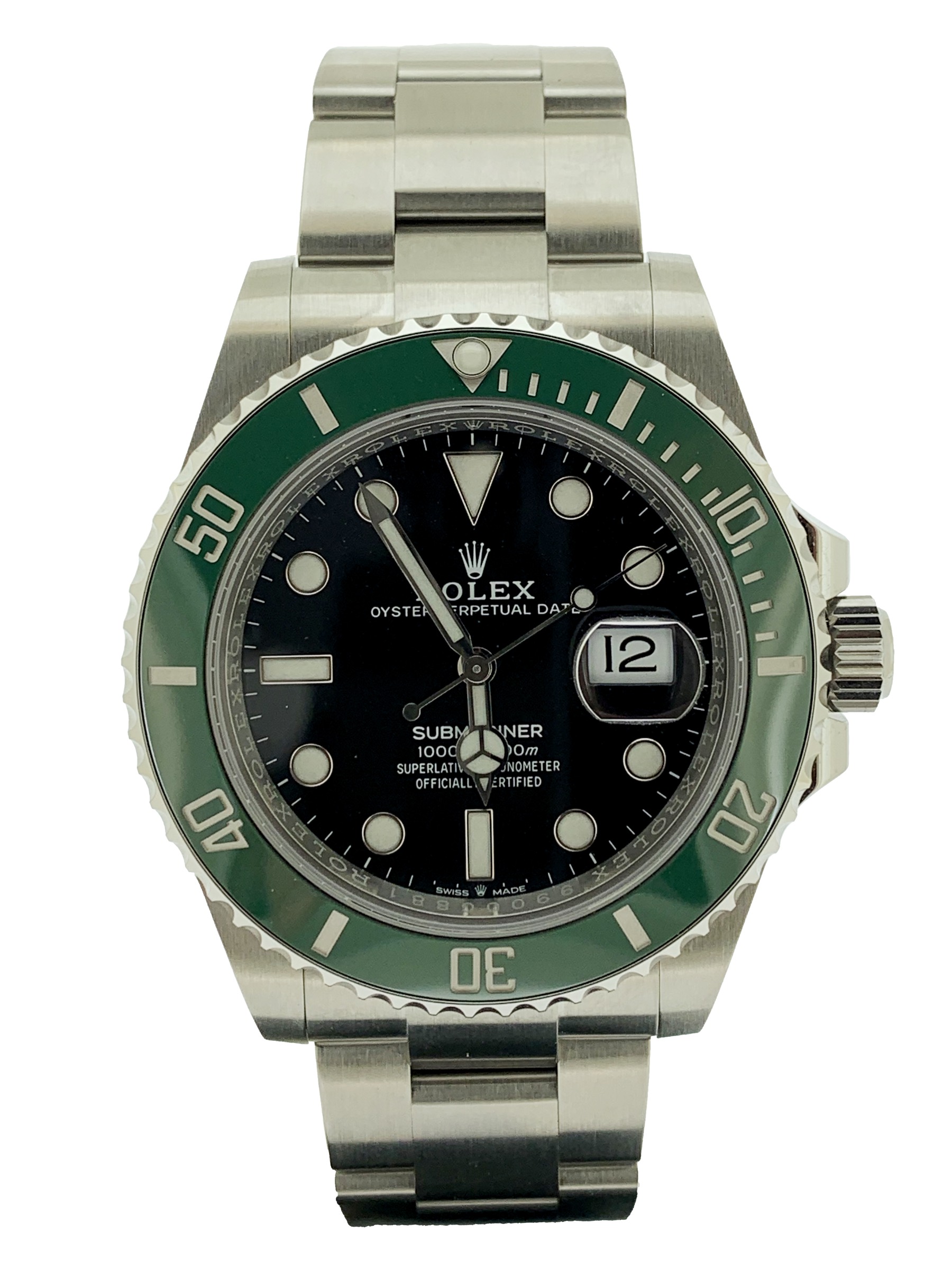 Rolex | Submariner Green | 126610 LV | Ceramic Bezel | 41 mm | Front